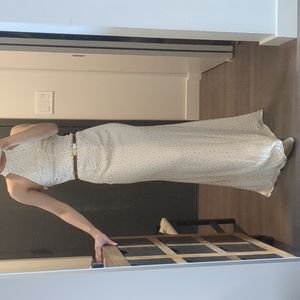 NWT STAUD daisy coastal maxi gown